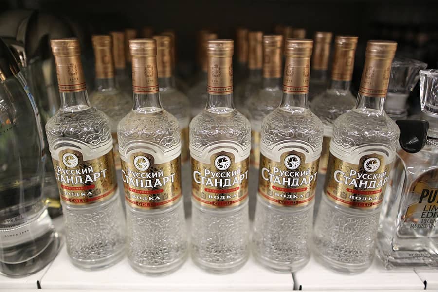 What kind of alcohol is Russia notoriously known for?